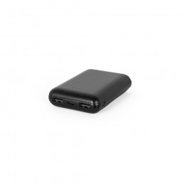 LEAKEY 8. Power bank 8'000 mAh în ABS reciclat (100% rABS), Negru - 97197-103