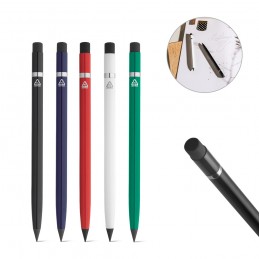 LIMITLESS. Pix fără cerneală cu corp din aluminiu reciclat (100% rAL), Alb - 91696-106
