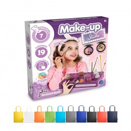 Makeup Studio Kit II. Joc educațional furnizat cu o pungă de cadou pliabilă 190T, Albastru deschis - 35848-124