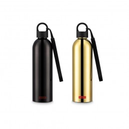 MELIOR STEEL. Sticlă de apă cu perete dublu 500ml, Auriu - 34843-117