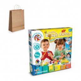 Modeling Dough Factory Kit IV. Joc educațional furnizat cu o pungă cadou din hârtie kraft (115 g/m²), Natural - 35803-160
