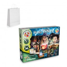 Mystery Potions Kit II. Joc educațional furnizat cu o pungă cadou din hârtie kraft (100 g/m²), Alb - 35832-106