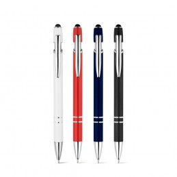NEIL. Pix cu corp din aluminiu reciclat (100% rAL) și vârf tactil, Alb - 91799-106