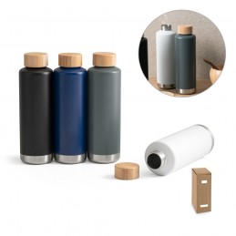 NORRE BOTTLE. Sticla din oțel inoxidabil 640 mL, Albastru marin - 94662-134