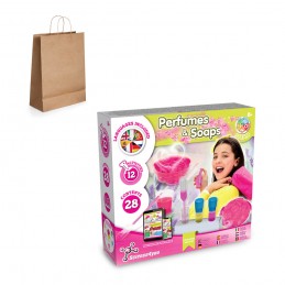 Perfume & Soap Factory Kit III. Joc educațional furnizat cu o pungă cadou din hârtie kraft (115 g/m²), Natural - 35844-160