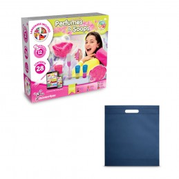 Perfume & Soap Factory Kit IV. Joc educațional furnizat cu o pungă cadou nețesută (80 g/m²), Albastru - 35845-104