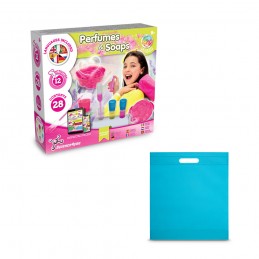 Perfume & Soap Factory Kit IV. Joc educațional furnizat cu o pungă cadou nețesută (80 g/m²), Albastru deschis - 35845-124