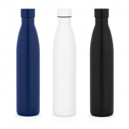 RE-BUFFON XL. Sticlă din oțel inoxidabil cu perete dublu (90% reciclat), Albastru marin - 94362-134