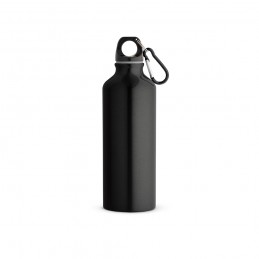 RE-LANDSCAPE M. Sticlă din aluminiu reciclat cu carabină 530 mL, Negru - 54623-103