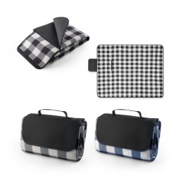 RILEY II. Pătură de picnic căptușită cu EPE (180 g/m²), Negru - 99088-103