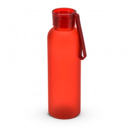 RIO rPET. Sticlă rPET cu finisaj mat 600 mL, Roșu - 94299-105