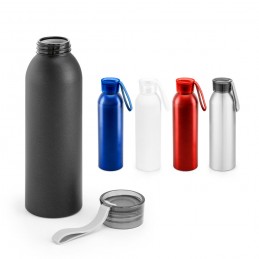 RIO. Sticlă din aluminiu cu capac PP 660 mL, Roșu - 94059-105