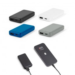 SHERYL. Power bank 4'000 mAh în ABS reciclat (100% rABS), Albastru - 97195-104
