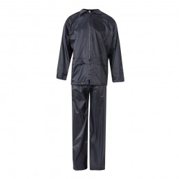 VL SEDNA. Costum de ploaie (225g/m²), din două piese, din poliester (100%) cu înveliș din PVC, Albastru - 36078-104-2XL