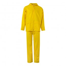 VL SEDNA. Costum de ploaie (225g/m²), din două piese, din poliester (100%) cu înveliș din PVC, Galben - 36078-108-XL