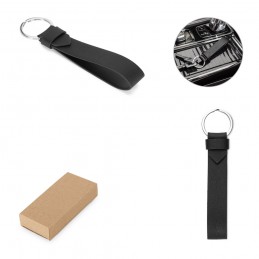 WATOE. Breloc din PU cu inel, Negru - 95093-103