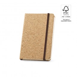 HAWKINS. Caiet de buzunar din plută cu pagini simple, din material certificat FSC, Natural - 93808-160