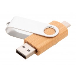 BooSpin. Unitate flash usb otg, natural - AP897091_8GB