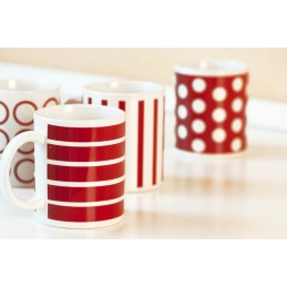 Art. Set căni "art", roșu - AP812004