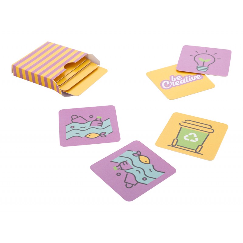 Minimor. Joc de memorie personalizat, alb - AP716859-C