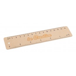Samler Eco. Riglă din hârtie, pesonalizată, natural - AP716841