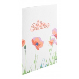 CreaNote Plus A5 Seed. Caiet personalizat din hârtie cu semințe, alb - AP716882