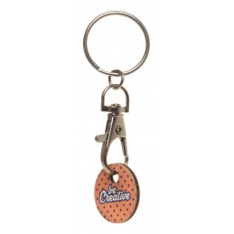 ColoShop Eco. Breloc pentru monede cărucior, natural - AP716770
