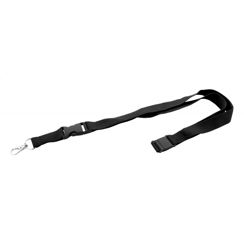 Revent Plus. Lanyard, rpet, negru - AP800581-10 Revent Plus. Lanyard, rpet, negru - AP800581-10