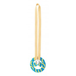 Subyard Party. Lanyard cu suport de pahar, alb - AP716784