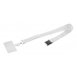 Revent Call. Lanyard rpet pentru telefon mobil, alb - AP800580-01