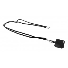 Corphon. Lanyard rpet pentru telefon mobil, negru - AP800596-10