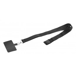 Revent Call. Lanyard rpet pentru telefon mobil, negru - AP800580-10