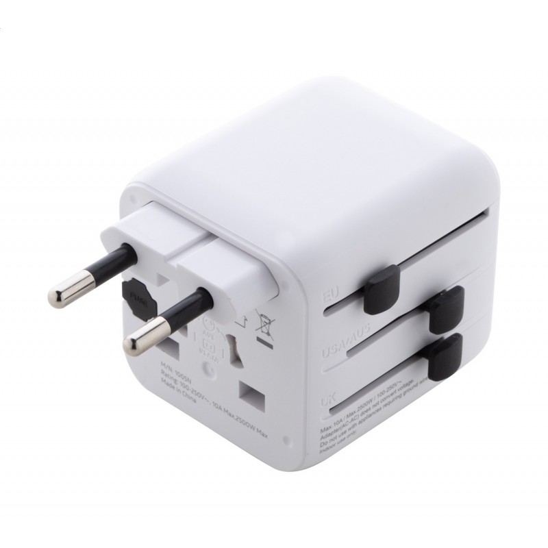 Jetsetter Pico. Adaptor de călătorie rpc, alb - AP864057-01 Jetsetter Pico. Adaptor de călătorie rpc, alb - AP864057-01