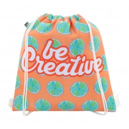 CreaCool Draw. Geantă frigorifică personalizată, cu șnur, alb - AP716832-01
