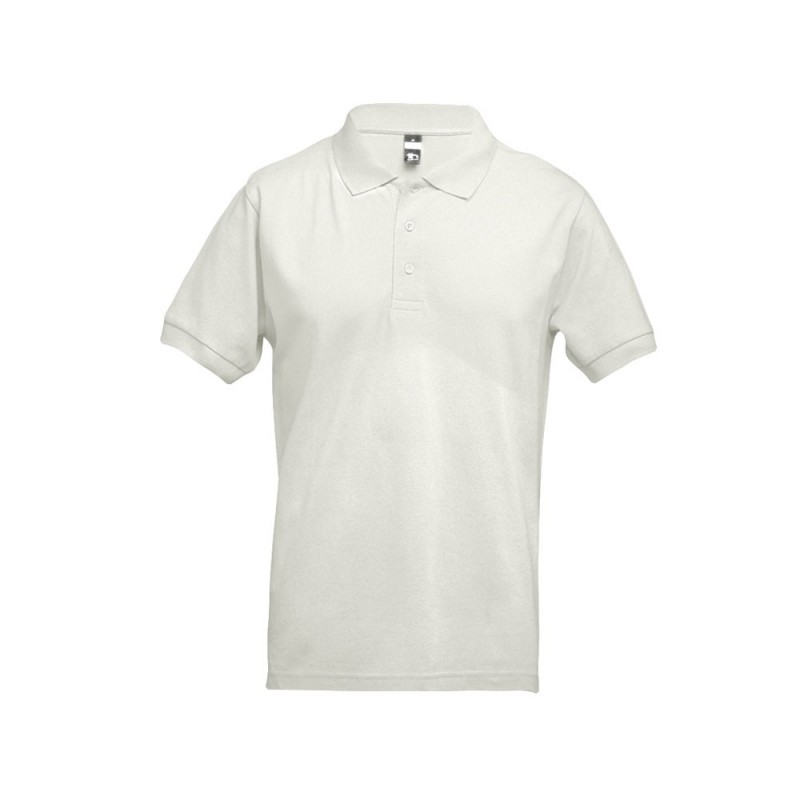 ADAM. Tricou polo pentru barbati 30131.16-XXL, Alb pastelat