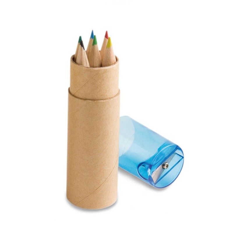 ROLS. Cutie cu 6 creioane colorate 91751.04, Albastru
