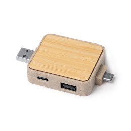 USB HUB PORT CLUNI NATURAL - IA1568