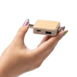 USB HUB PORT CLUNI NATURAL - IA1568