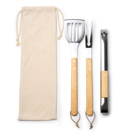 BBQ SET CADAK NATURAL - MJ1657