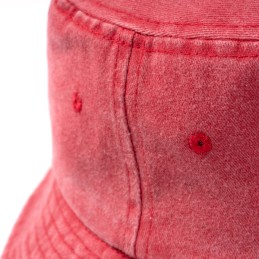 BUCKET HAT DEREK DARK RED - GR1812