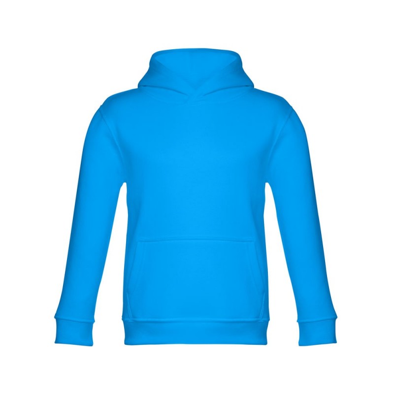 PHOENIX KIDS. Hanorac cu glugă pentru copii 30174.54-8, Albastru acqua PHOENIX KIDS. Hanorac cu glugă pentru copii 30174.54-8, Albastru acqua