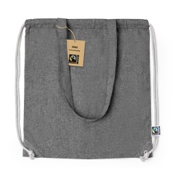 Riak Fairtrade. Drawstring Bag (MAKITO 20776 ) - BLACK
