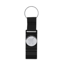 Nevin. Holder Keyring Coin (MAKITO 21917 ) - BLACK