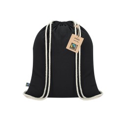 Dykes Fairtrade. Drawstring Bag (MAKITO 21640 ) - BLACK