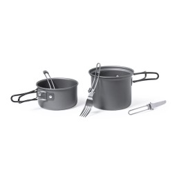 Sondic. Kitchenware Camping Set (MAKITO 1571 ) - BLACK