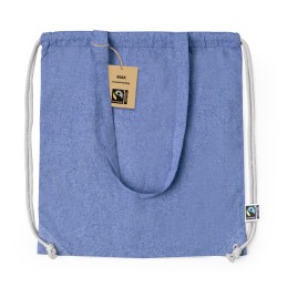 Riak Fairtrade. Drawstring Bag (MAKITO 20776 ) - BLUE