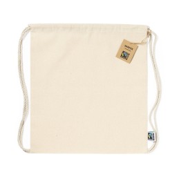 Sanfer Fairtrade. Drawstring Bag (MAKITO 1267 ) - NATURAL