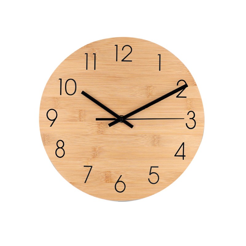 Tiwel. Wall Clock (MAKITO 21508 ) - NATURAL Tiwel. Wall Clock (MAKITO 21508 ) - NATURAL