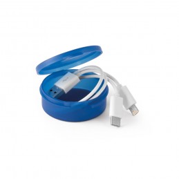 EMMY. Cablu USB 3 în 1 97153.14, Albastru Royal