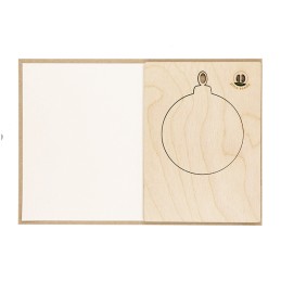 Astrox. Christmas Card Decoration (MAKITO 21269 ) - NATURAL